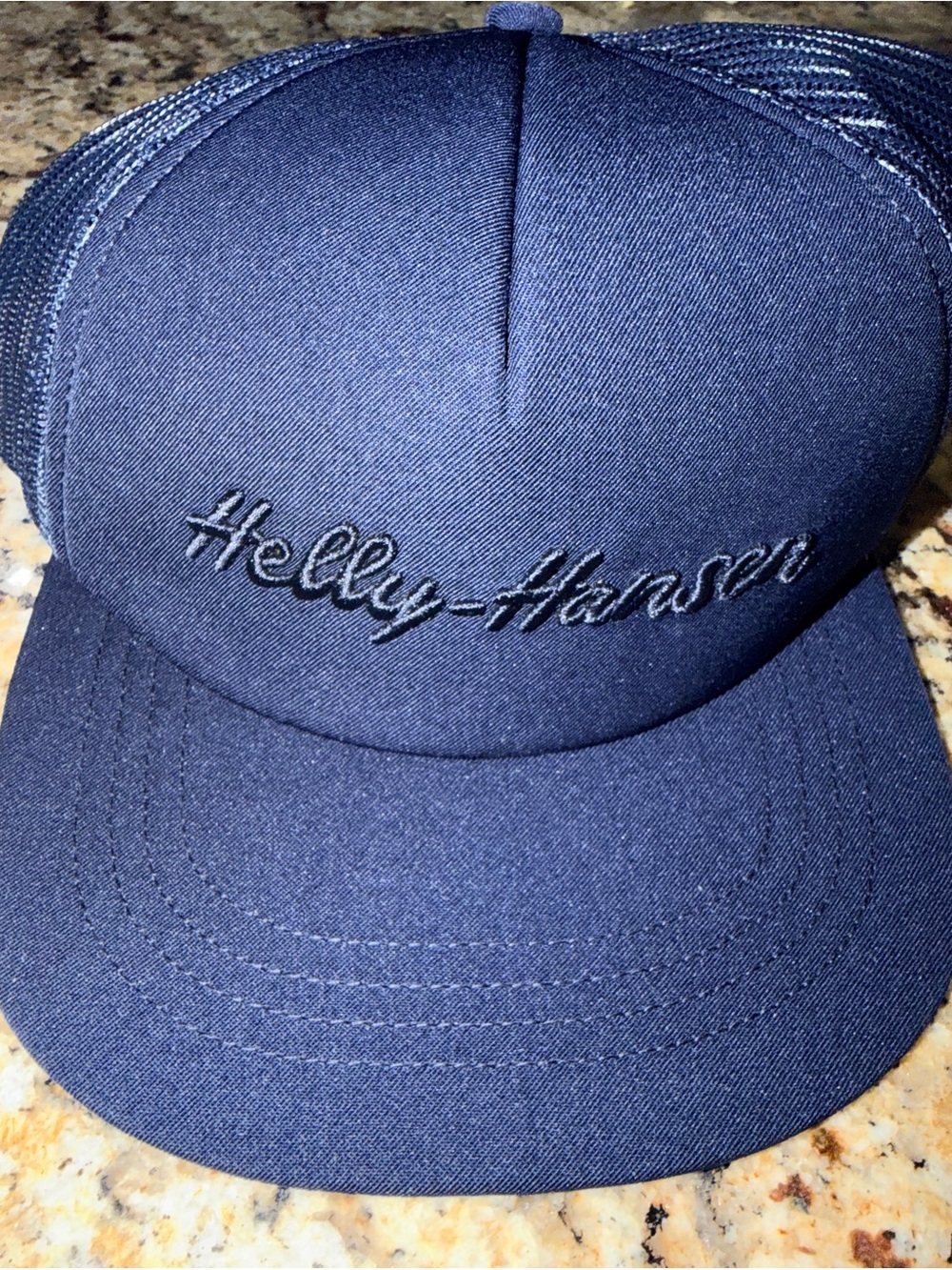 Helly Hansen Navy Script Logo Hat